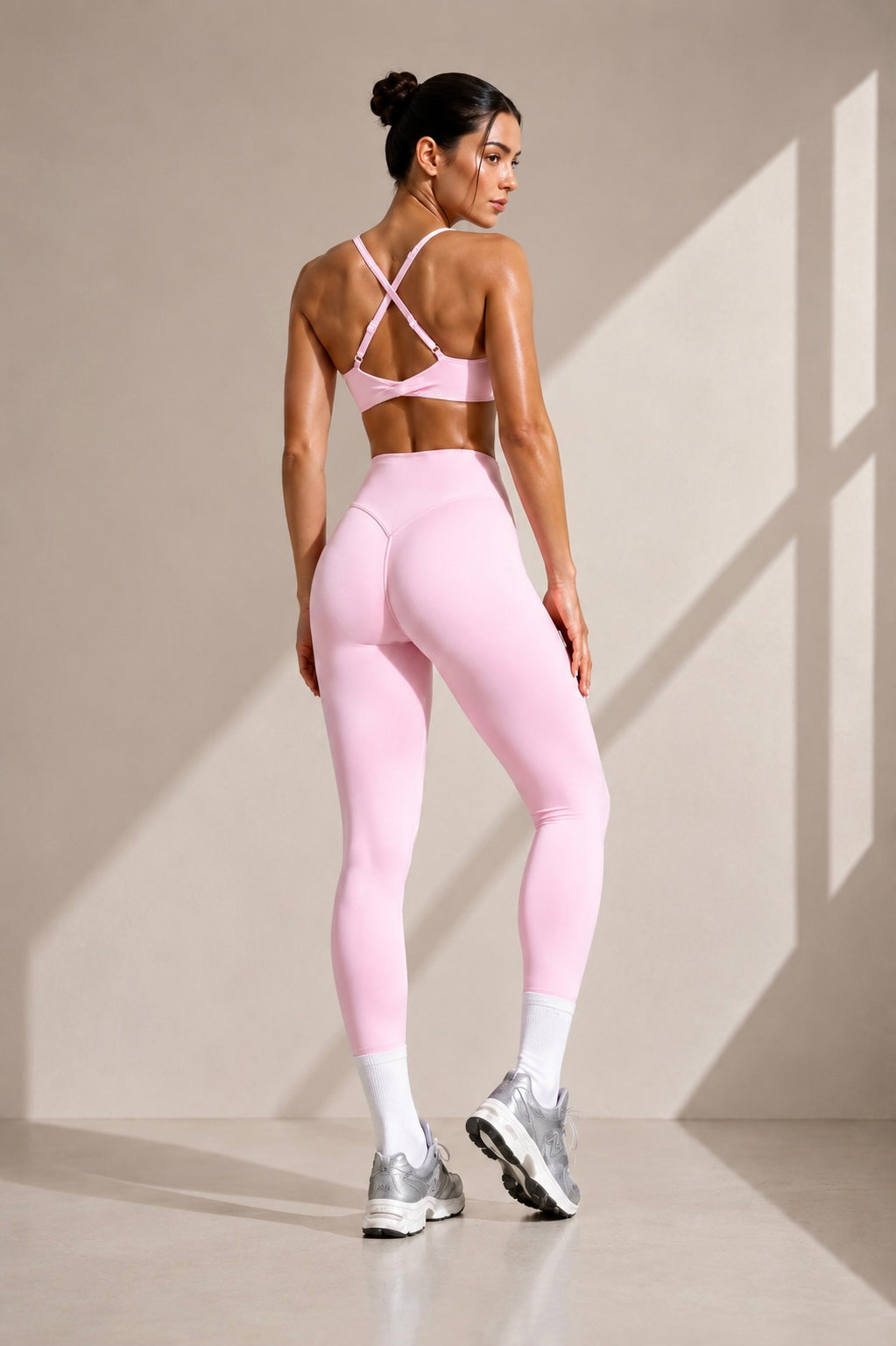 Rose Ballet Sports Bra