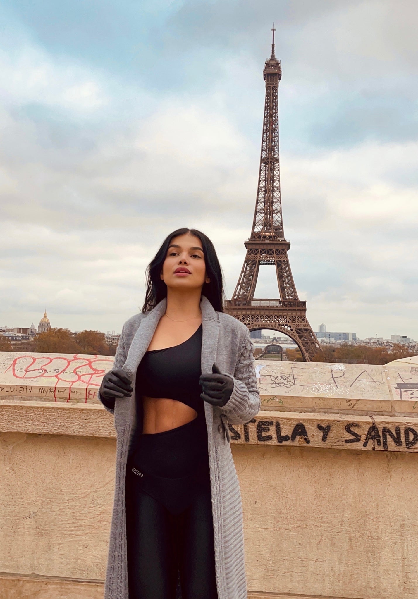 Parisian Chic One Shoulder Suit